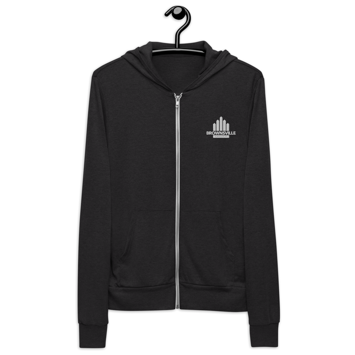 Brownsville Church Logo - Unisex zip hoodie